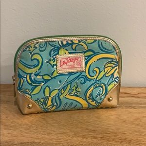 Lilly Pulitzer makeup bag- Tri Delta